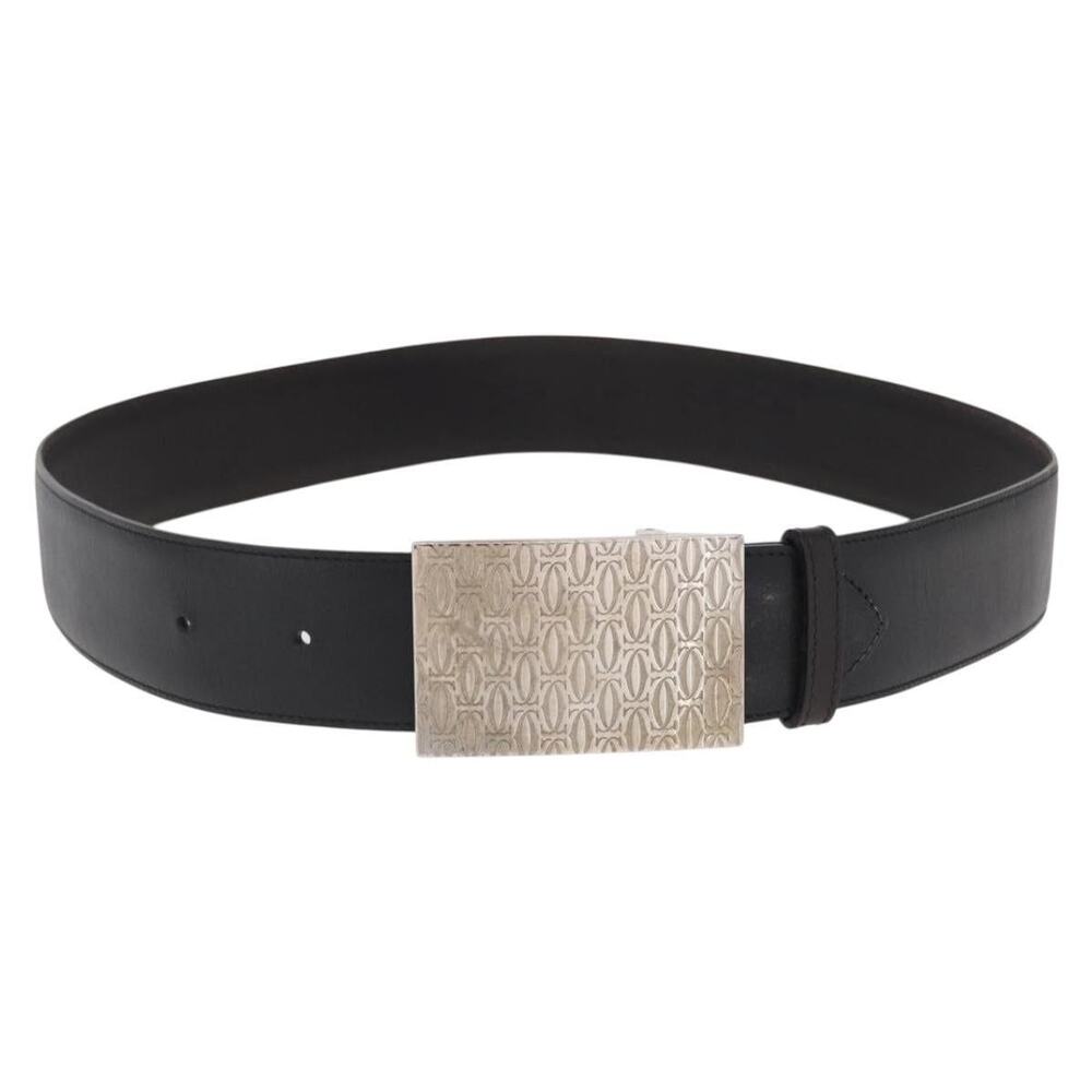 Cartier Leather Adjustable Belt Black
